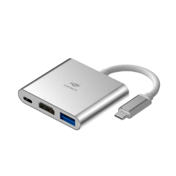 Mostrar detalhes de HUB USB C C3TECH 3.0 3 PORTAS COM SAIDA HDMI 4K HU-D10SI PRATA Imagem de HUB USB C C3TECH 3.0 3 PORTAS COM SAIDA HDMI 4K HU-D10SI PRATA