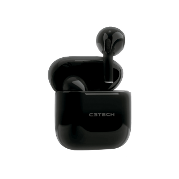 Mostrar detalhes de FONE DE OUVIDO C3TECH EP-TWS-21BK BT 5.1 TWS Imagem de FONE DE OUVIDO C3TECH EP-TWS-21BK BT 5.1 TWS