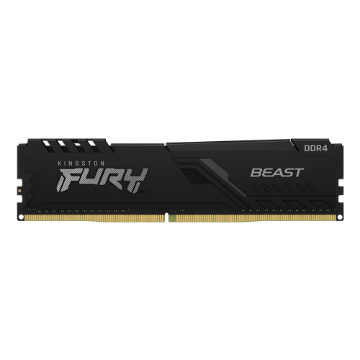 Mostrar detalhes de MEMORIA KINGSTON FURY BEAST 16GB DDR4 3200MHZ 1.35V BLACK DESKTOP - KF432C16BB/16 Imagem de MEMORIA KINGSTON FURY BEAST 16GB DDR4 3200MHZ 1.35V BLACK DESKTOP - KF432C16BB/16