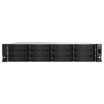 Imagem de STORAGE NAS QNAP 12 BAIAS AMD RYZEN 8-CORE 32GB RAM DDR5 4P LAN 2P USB - TS-H1277AXU-RP-R7-32G-US