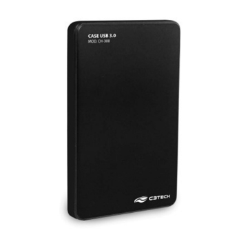 Mostrar detalhes de GAVETA P/ HDD EXT 2.5" C3TECH CH-300BK USB 3.0 PRETA Imagem de GAVETA P/ HDD EXT 2.5" C3TECH CH-300BK USB 3.0 PRETA