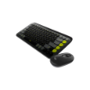 Imagem de KIT MOUSE E TECLADO LOGITECH POP ICON SEM FIO GRAFITE - 920-013056