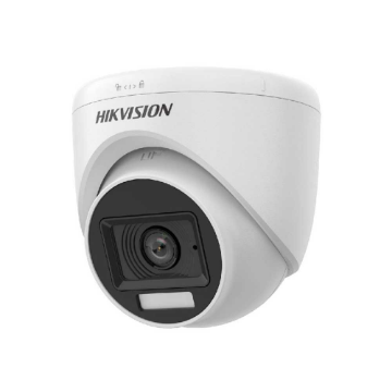 Imagem de Camera Hikvision Analogica Smart Hybrid Light 2MP Full HD Turret 2.8mm IR 20m DS-2CE76D0T-EXLPF