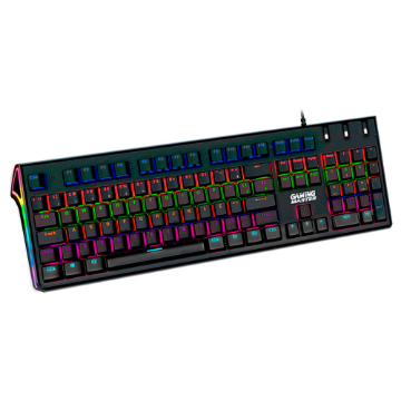 Mostrar detalhes de TECLADO K-MEX MECANICO GAMER KIEC28 FLASHSTRIKE SWITCH BLUE RGB Imagem de TECLADO K-MEX MECANICO GAMER KIEC28 FLASHSTRIKE SWITCH BLUE RGB