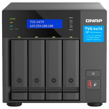 Mostrar detalhes de STORAGE NAS QNAP 4 BAIAS INTEL PENTIUM GOLD G7400 COM 2 PORTAS 2.5GB - TVS-H474-PT-8G-US Imagem de STORAGE NAS QNAP 4 BAIAS INTEL PENTIUM GOLD G7400 COM 2 PORTAS 2.5GB - TVS-H474-PT-8G-US