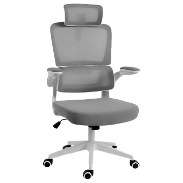 Imagem de CADEIRA OFFICE REDRAGON HELA CINZA/BRANCO C214-W