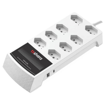 Mostrar detalhes de PROTETOR DPS TS SHARA C/ 8 TOMADAS INTELIGENTES 10A BIV/BIV BRANCO- 633 Imagem de PROTETOR DPS TS SHARA C/ 8 TOMADAS INTELIGENTES 10A BIV/BIV BRANCO- 633