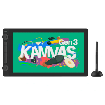 Mostrar detalhes de MESA DIGITALIZADORA GS1563 HUION KAMVAS GEN 3 16" QHD 2,5K Imagem de MESA DIGITALIZADORA GS1563 HUION KAMVAS GEN 3 16" QHD 2,5K