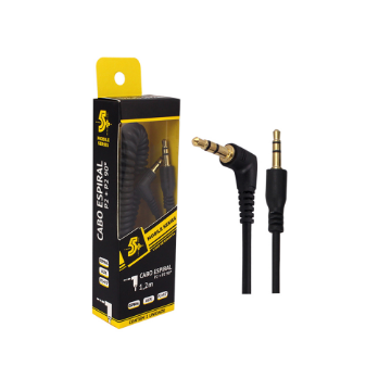 Mostrar detalhes de CABO P2 MOBILE - P2 + P2 ESTEREO ESPIRAL 90° 1.20M 5+ - 018-0421 Imagem de CABO P2 MOBILE - P2 + P2 ESTEREO ESPIRAL 90° 1.20M 5+ - 018-0421