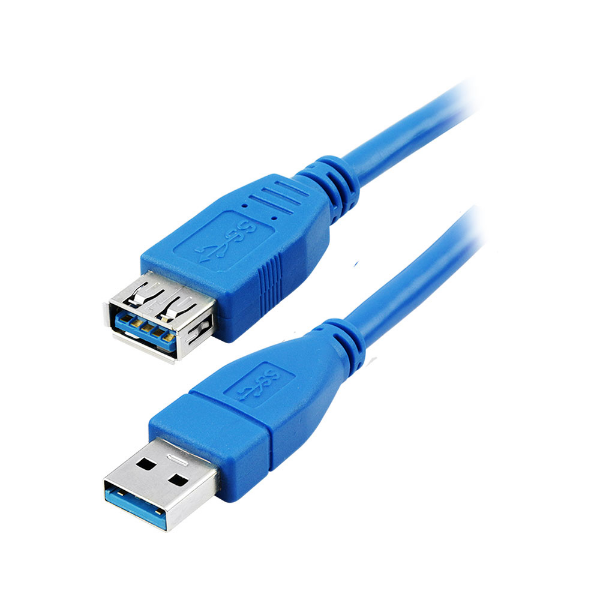 Imagem de CABO EXTENSOR USB 3.1 A MACHO X A FEMEA 5M AZUL 5+ - 018-7724