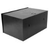 Imagem de RACK PADRAO 19 POL 5U X 350MM PRETO VISOR DE ACRILICO - 475 - GFORCE