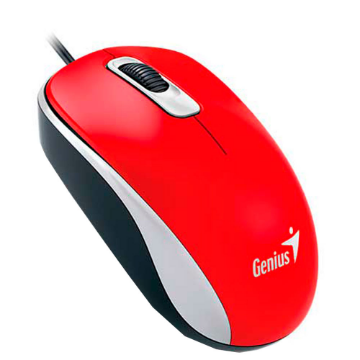 Mostrar detalhes de MOUSE GENIUS DX-110 OPTICO USB VERMELHO Imagem de MOUSE GENIUS DX-110 OPTICO USB VERMELHO