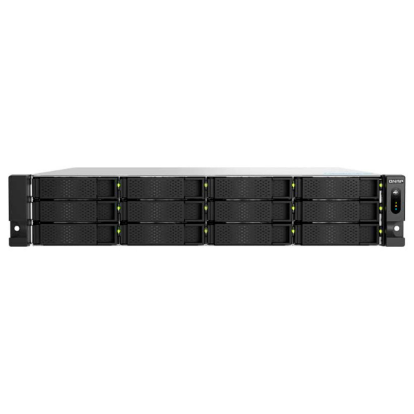Imagem de STORAGE NAS QNAP 12 BAIAS AMD RYZEN 8-CORE 32GB RAM DDR5 4P LAN 2P USB - TS-H1277AXU-RP-R7-32G-US