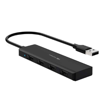 Mostrar detalhes de HUB USB C3TECH 2.0 4 PORTAS PRETO HU-230BK Imagem de HUB USB C3TECH 2.0 4 PORTAS PRETO HU-230BK