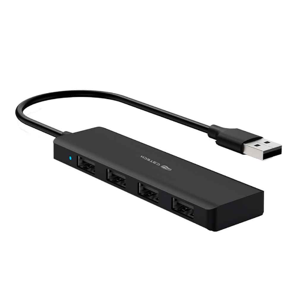 Imagem de HUB USB C3TECH 2.0 4 PORTAS PRETO HU-230BK