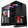 Imagem de GABINETE GAMER REDRAGON ETERNAL PRO COM TELA LCD SEM FAN PRETO CA-613B