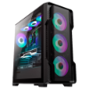 Imagem de GABINETE GAMER GAMEMAX SIEGE BK TOWER ATX PRETO - 010000510