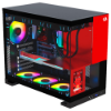 Imagem de GABINETE GAMER REDRAGON ETERNAL PRO COM TELA LCD SEM FAN PRETO E VERMELHO CA-613BR