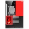 Imagem de GABINETE GAMER REDRAGON ETERNAL PRO COM TELA LCD SEM FAN PRETO E VERMELHO CA-613BR
