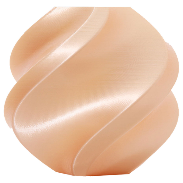 Imagem de FILAMENTO BAMBU LAB PLA SILK+ CHAMPANHE 1,75MM, COM CARRETEL REUTILIZAVEL - A06-Y0-1.75-1000-SPL