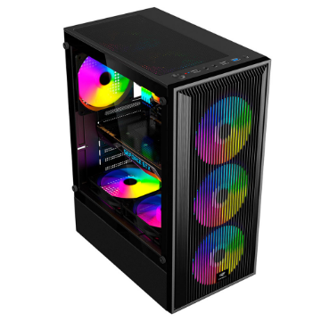 Mostrar detalhes de GABINETE GAMER C3TECH MT-G120BK SEM FONTE PRETO Imagem de GABINETE GAMER C3TECH MT-G120BK SEM FONTE PRETO