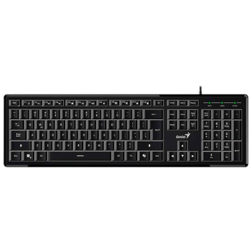 Imagem de TECLADO MULTIMIDIA GENIUS SLIMSTAR 820 PRETO ABNT 2