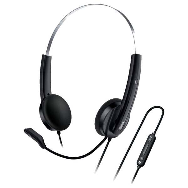 Imagem de FONE DE OUVIDO MIC GENIUS HS-220U USB COM SUPORTE AO COPILOT