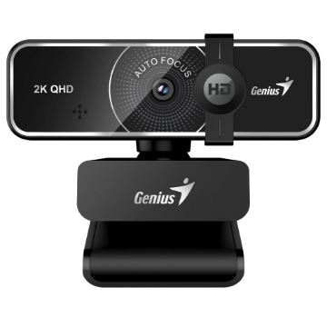 Mostrar detalhes de WEBCAM GENIUS FACECAM 3000AF 2K QHD COM TRIPE Imagem de WEBCAM GENIUS FACECAM 3000AF 2K QHD COM TRIPE