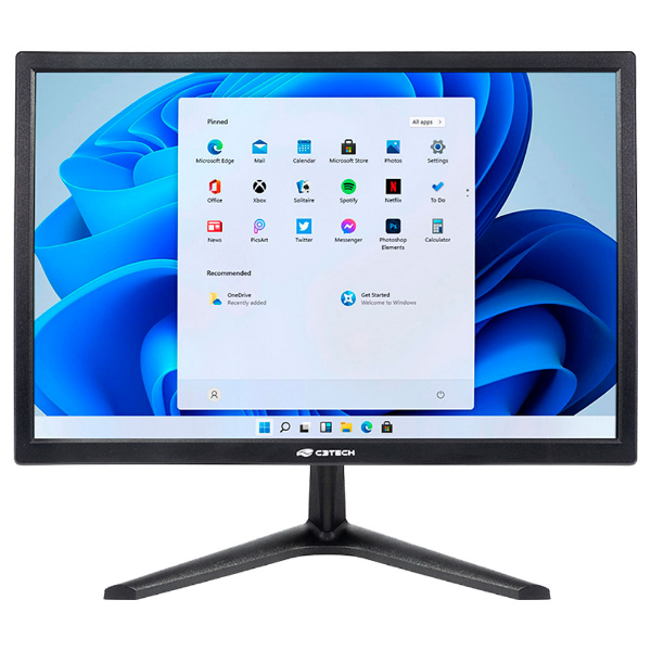 Imagem de MONITOR LED 19" C3TECH MR-19 HD / VESA / VGA / HDMI / 60HZ / 5MS