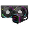 Imagem de WATER COOLER KALKAN DELTA 240MM ARGB PRETO KLK00050