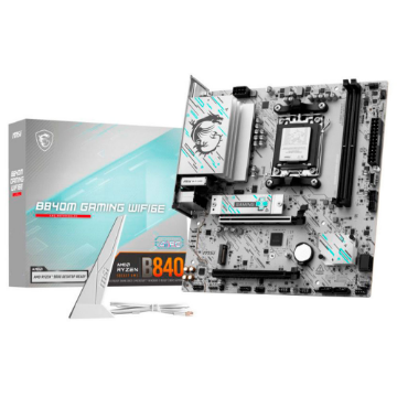 Mostrar detalhes de PLACA MAE (AMD) MSI B840M GAMING WIFI6E DDR5 AM5 Imagem de PLACA MAE (AMD) MSI B840M GAMING WIFI6E DDR5 AM5