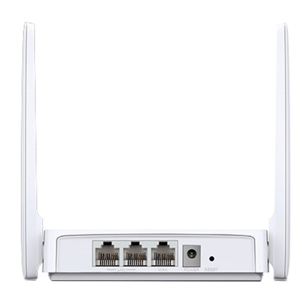 Imagem de ROTEADOR WIRELESS N 300MBPS MERCUSYS MW301R 02 ANTENAS