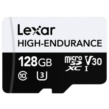 Imagem de CARTAO DE MEMORIA MICRO SDHC/XC LEXAR HIGH ENDURANCE 128GB - LMSHGED128G-BCNNG