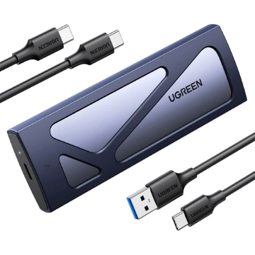 Mostrar detalhes de CASE/GAVETA UGREEN PARA SSD/NVME USB-C 10 GBPS 2.5" - CM578 Imagem de CASE/GAVETA UGREEN PARA SSD/NVME USB-C 10 GBPS 2.5" - CM578