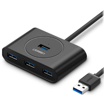 Mostrar detalhes de HUB USB UGREEN COM 4 PORTAS USB-A E CABO DE 50CM - CR113 Imagem de HUB USB UGREEN COM 4 PORTAS USB-A E CABO DE 50CM - CR113