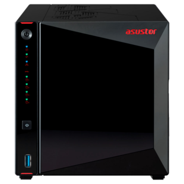 Imagem de STORAGE NAS ASUSTOR TORRE S/HD 4 BAIAS INTEL CELERON N5105 2 PORTAS LAN 2.5GB - AS5404T-US