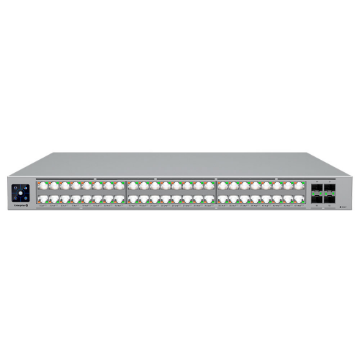 Imagem de SWITCH UBIQUITI GERENCIAVEL L3 48 PORTAS SENDO 16 2.5 E 32 DE 10GBE + 04 SFP28 DE 25GB-ECS-48-POE-BR