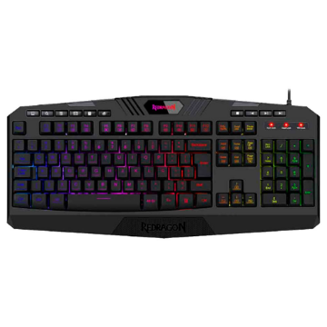 Imagem de TECLADO REDRAGON MEMBRANA GAMER HARPE 2 RGB PRETO K503RGB
