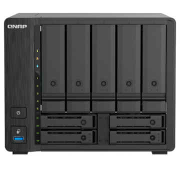 Mostrar detalhes de STORAGE NAS QNAP 5 BAIAS SATA+4 NVME INTEL CORE I3+1P 2.5GB 1P 10GB+2P THUNDERBOLT 4 - TS-H966TX-8G Imagem de STORAGE NAS QNAP 5 BAIAS SATA+4 NVME INTEL CORE I3+1P 2.5GB 1P 10GB+2P THUNDERBOLT 4 - TS-H966TX-8G