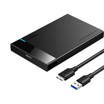 Imagem de CASE/GAVETA UGREEN PARA HD/SSD 2.5'' COM USB 3.0 - US221