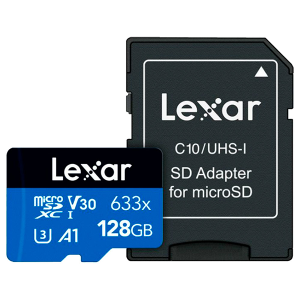 Imagem de CARTAO DE MEMORIA MICRO SDXC C/ ADAPTER LEXAR HIGH PERFORMANCE 128GB - LSDMI128BB633A
