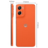 Imagem de SMARTPHONE MOTOROLA G06 XT2535-1 6,9" HD+/ 4G/ 4GB/ 128GB/ ANDROID 15/ LARANJA