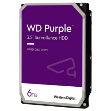 Mostrar detalhes de HDD WD PURPLE 6 TB PARA SEGURANCA / VIGILANCIA / DVR - WD64PURZ Imagem de HDD WD PURPLE 6 TB PARA SEGURANCA / VIGILANCIA / DVR - WD64PURZ