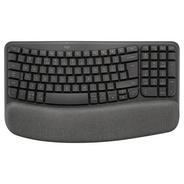 Imagem de TECLADO LOGITECH WAVE KEYS ABNT 2 GRAFITE SEM FIO - 920-014499