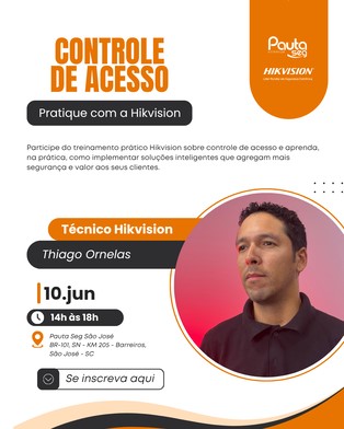 TREINAMENTO CONTROLE DE ACESSO HIKVISION