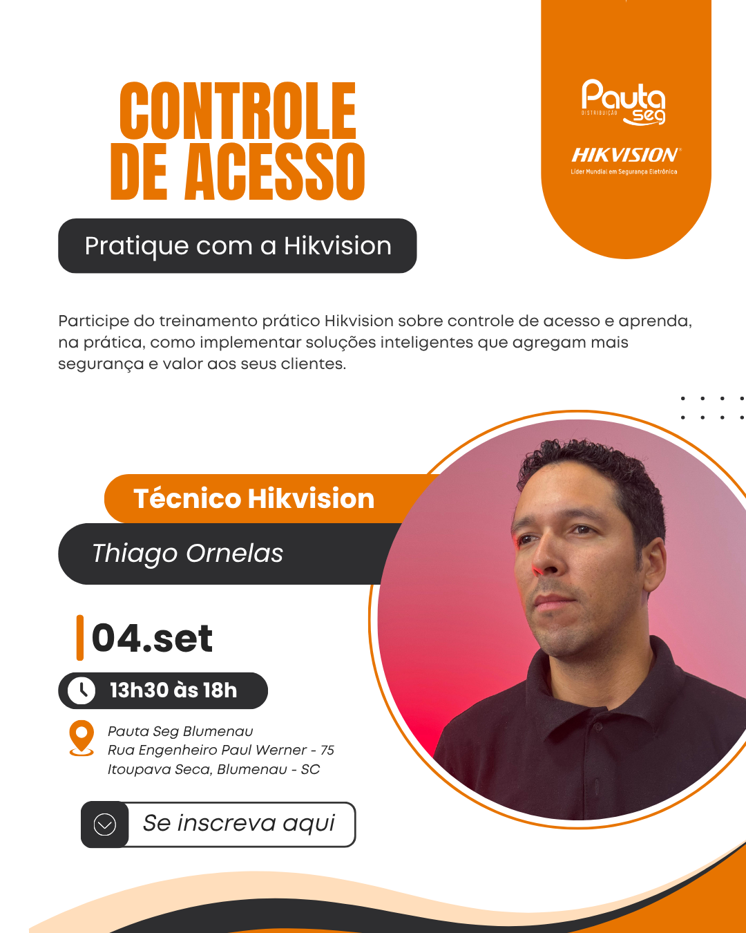 CAPACITAÇÃO CONTROLE DE ACESSO HIKIVISON